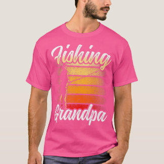 Fishing Grandpa Fish Sayings Fisher Fisherman Gran T-Shirt