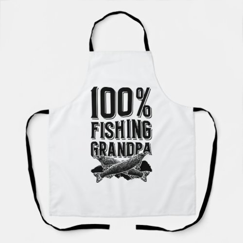 Fishing grandpa fishing apron