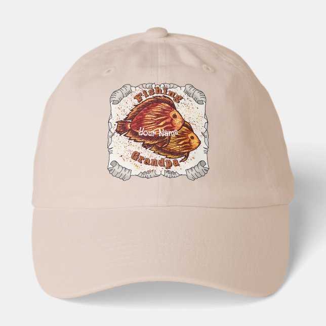 Fishing Grandpa  hat (Front)