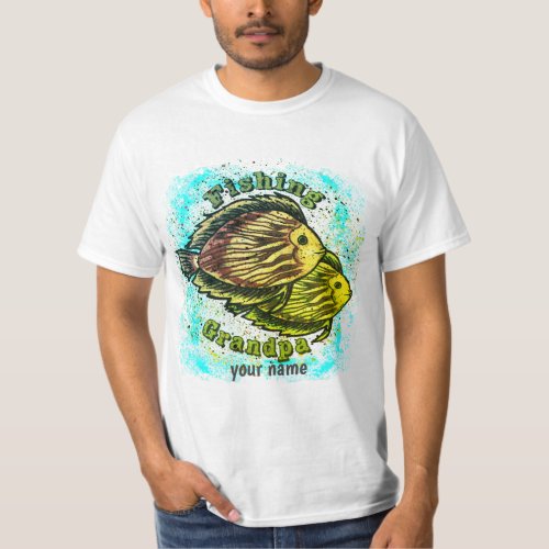 Fishing Grandpa  T_Shirt