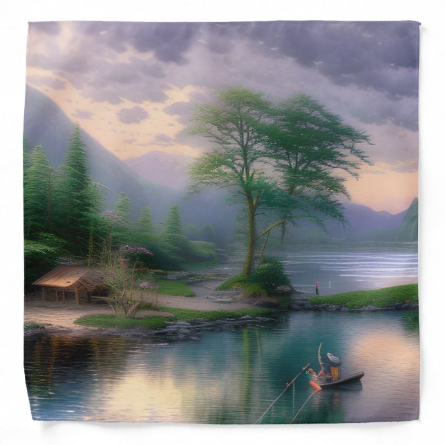 Fishing Graphic Bandana (Front)