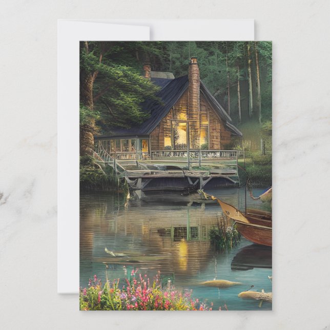 Fishing Graphic Invitation (Front)