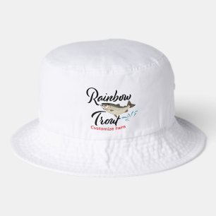 Fishing Graphic Ranbow Trout Bucket Hat