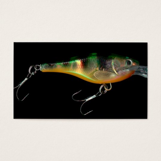 Fishing guide business cards bait shop lure photo