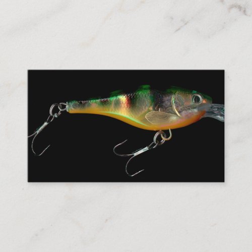 Fishing guide business cards bait shop lure photo