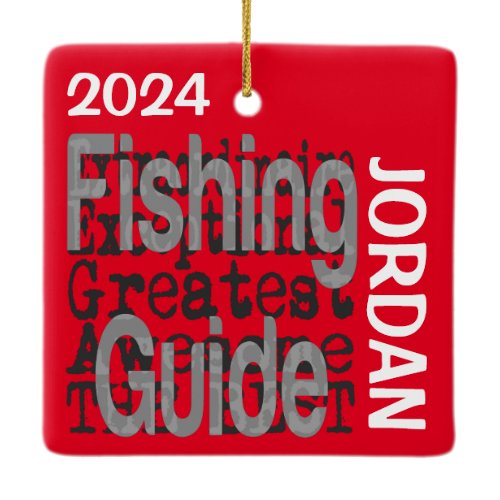 Fishing Guide Extraordinaire CUSTOM Ceramic Ornament