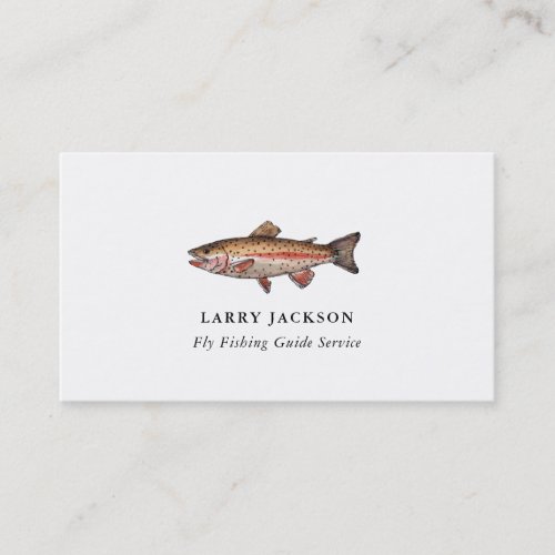 Fishing Guide Fisherman Business Card
