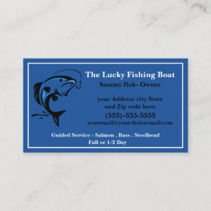 Fishing Guide Professional Business Card
