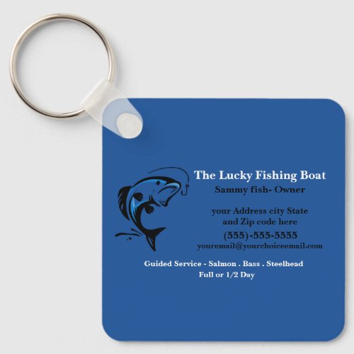  Fishing Guide Professional  Keychain