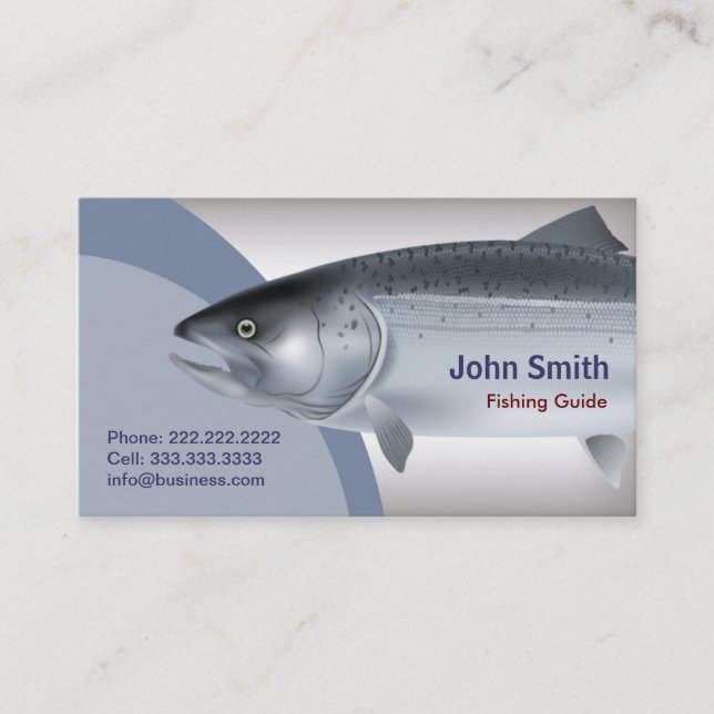 Fishing Guide Service Business Card (Front)