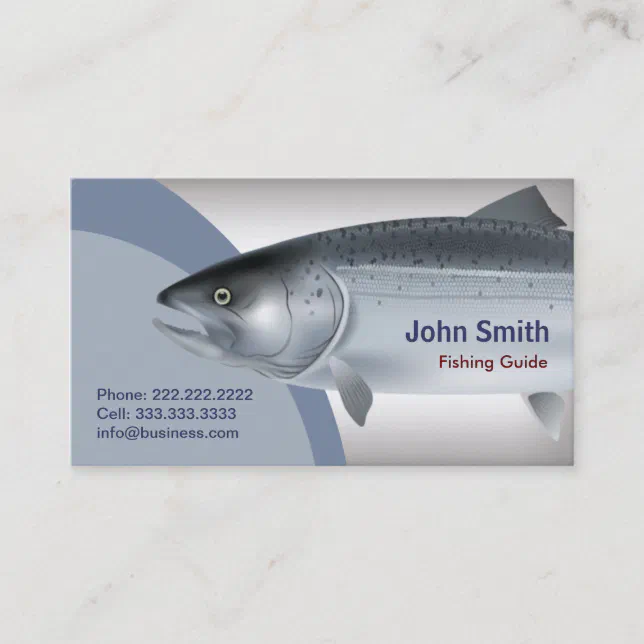 Fishing Guide Service Business Card | Zazzle