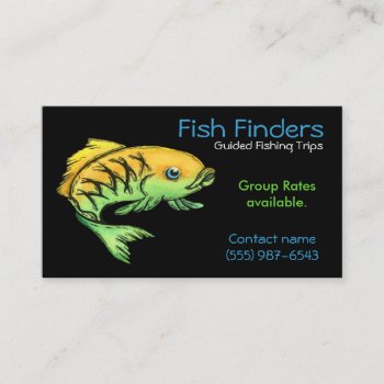 Fishing Guide  Trips Or  Tours Service Business Card by RedneckHillbillies at Zazzle