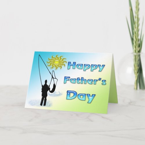 Fishing _ Happy Fathers Day Card