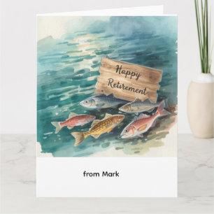 Fishing happy retirement for Anglers Card