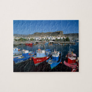 Fishing Harbor, Puerto de Mogan, Gran Canaria, Jigsaw Puzzle
