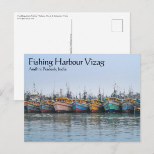 Fishing Harbour Vizag Postcard