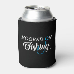 Fishing - Hooked on fishing Can Cooler
