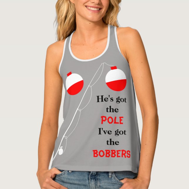 Fishing Humor Tank Top (Front)