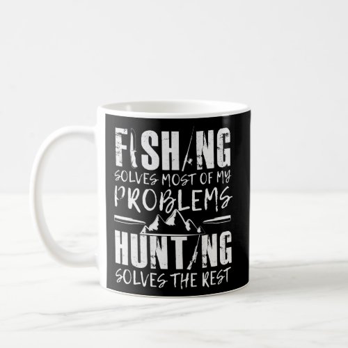 Fishing Hunting Fisher Catching Fish Hunter Coffee Mug