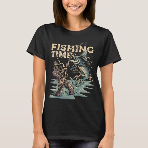 Fishing Hunting Funny - Men Father's Day Idea T-Shirt