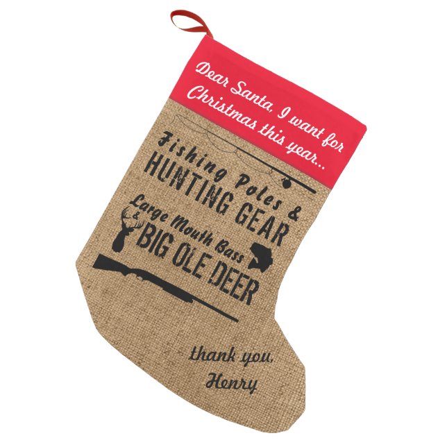 Santa's Hunting Stocking