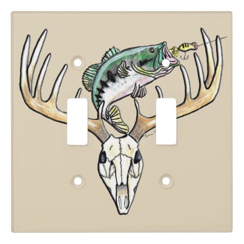 Fishing Hunting Light Switch Cover