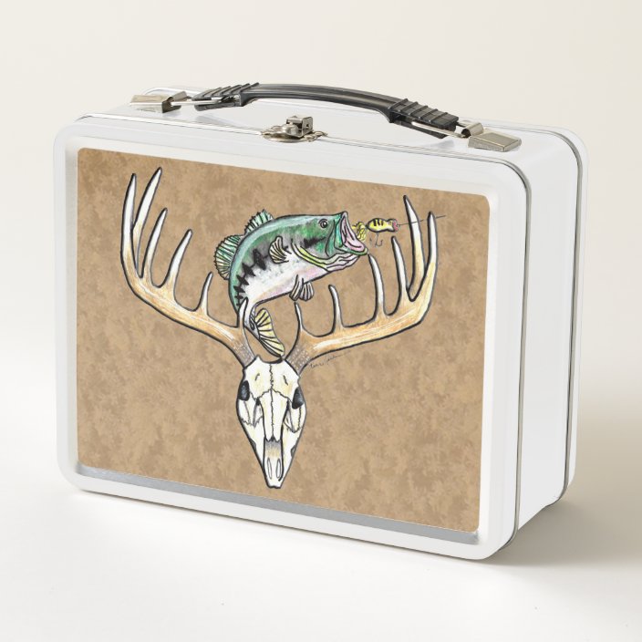 Fishing Hunting Metal Lunch Box | Zazzle.com