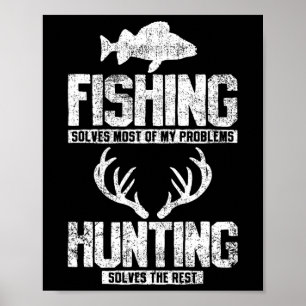 Fishing Hunting Poster
