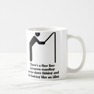 Fishing Idiot Funny Mug Humor