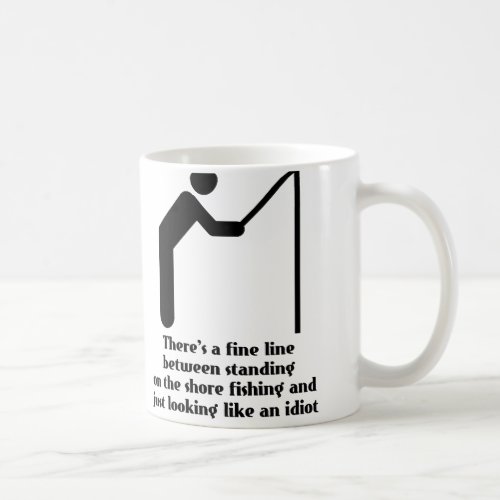 Fishing Idiot Funny Mug Humor