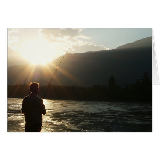 Fishing in a Sunbeam Cards (Front Horizontal)