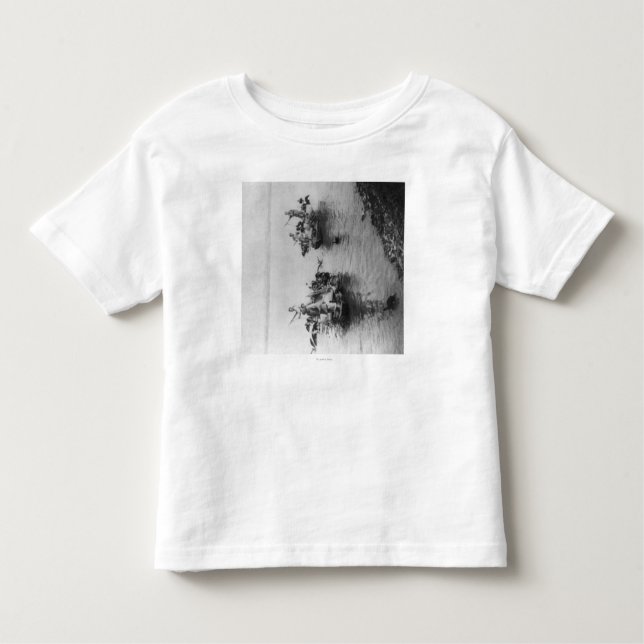 Fishing in Grand Canal in Soo-chow China Toddler T-shirt (Front)