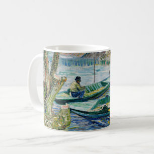 Fishing in Spring by Vincent van Gogh Coffee Mug
