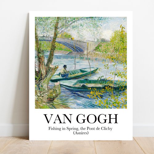 Fishing in Spring by Vincent van Gogh Poster