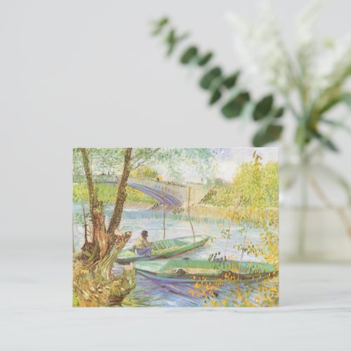 Fishing in Spring Pont de Clichy Vincent van Gogh