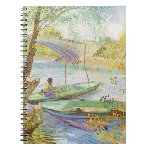 Fishing in Spring Pont de Clichy Vincent van Gogh Notebook