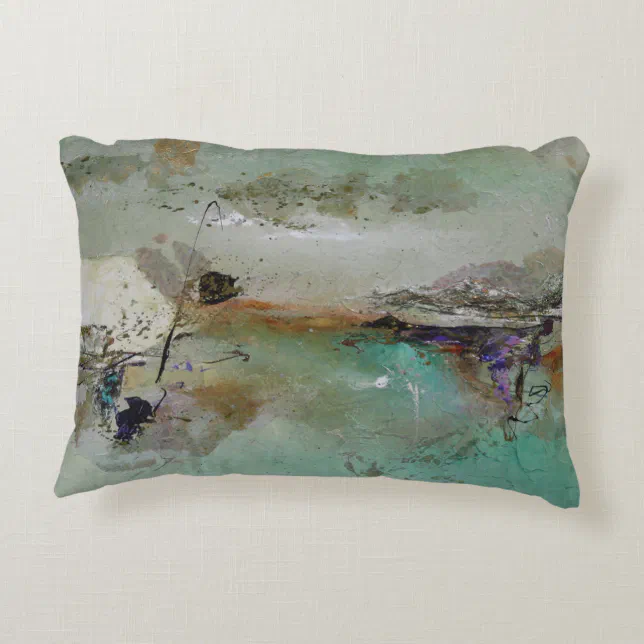 Fishing in the Creek Accent Pillow Zazzle