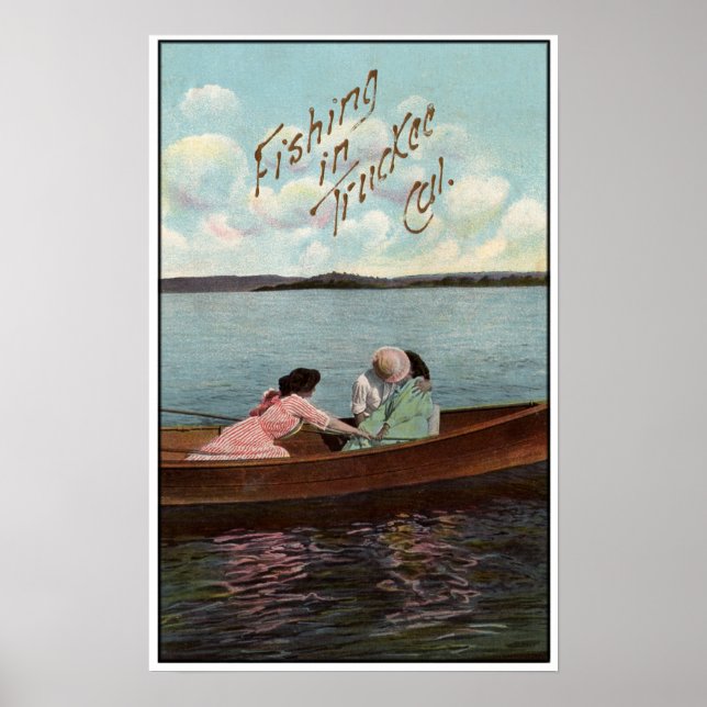 Fishing in Truckee 1910 Poster (Front)