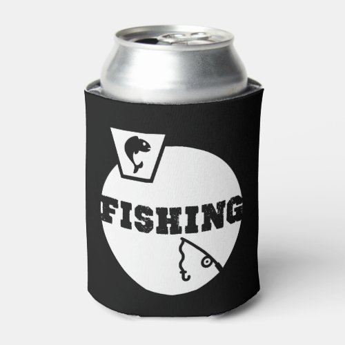 Fishing _ Includes a Fish and a Fishing Rod Can Cooler