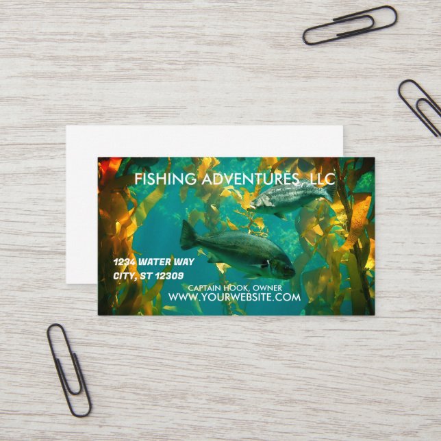 FISHING INDUSTRY BUSINESS CARD (Front/Back In Situ)