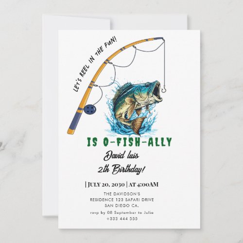 fishing  invitation