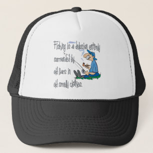 Fishing is a Delusion Trucker Hat