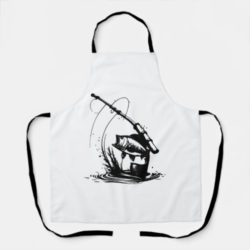 Fishing Is A Lie Apron