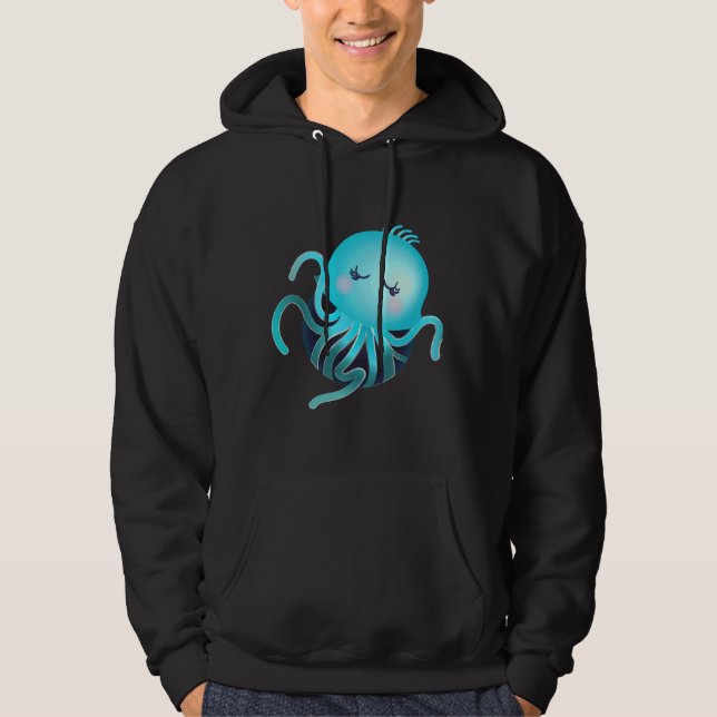 Fishing Jelly Fish  Hoodie (Front)