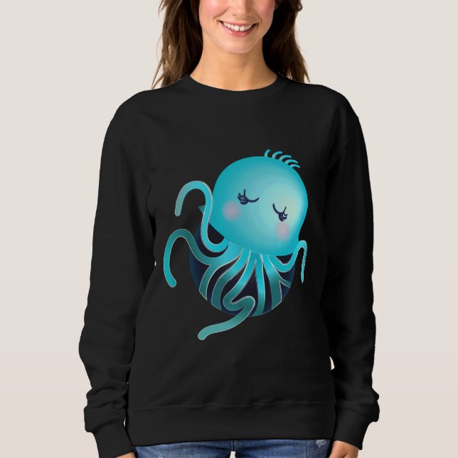 Fishing Jelly Fish  Sweatshirt (Front)