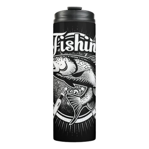 Fishing _ Just one more cast I promise Thermal Tumbler