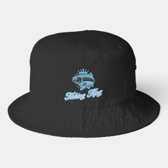 Fishing King Bucket Hat (Front)