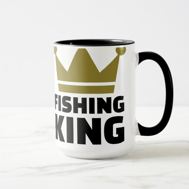 Fishing king crown mug (Right)