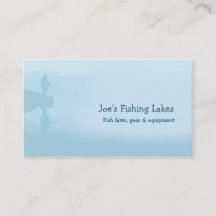 Fishing lake business card