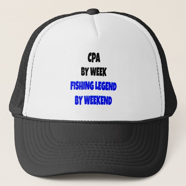 Fishing Legend CPA Trucker Hat (Front)